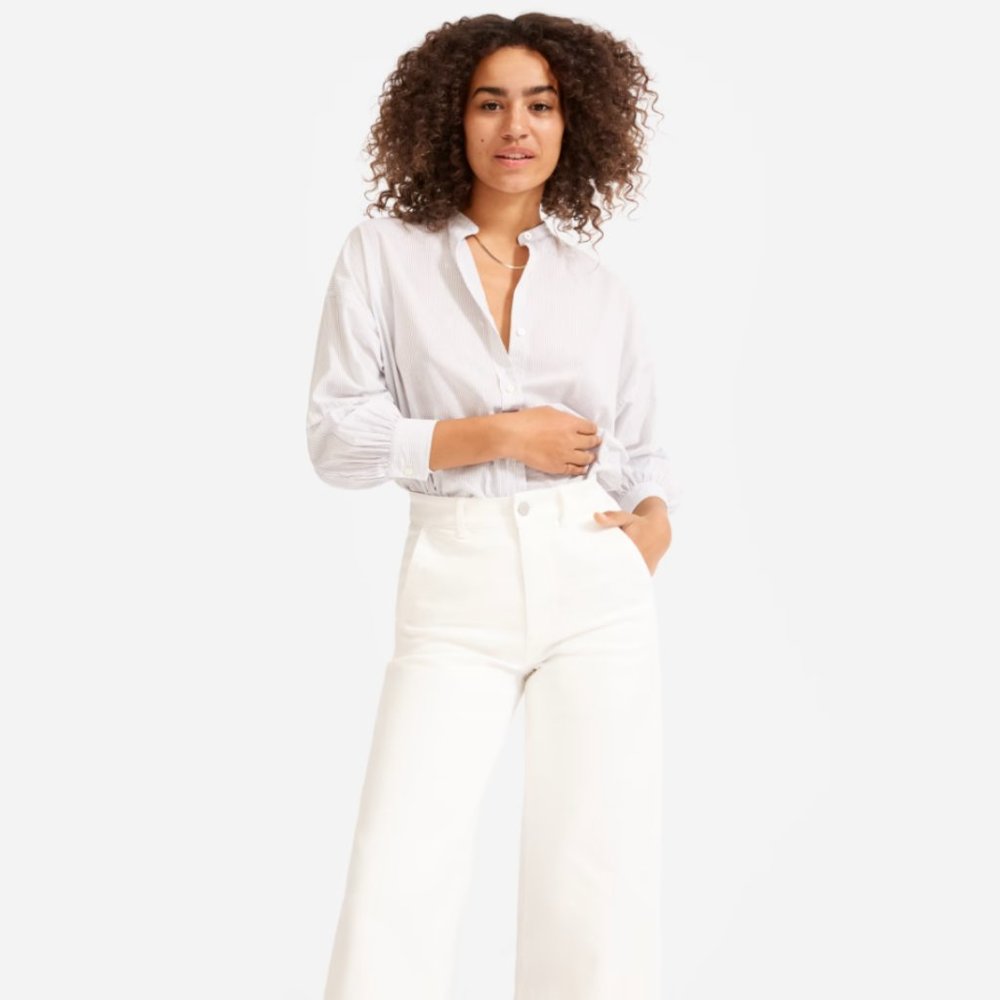 Everlane The Wide-Leg Crop Pant - Worn twice
